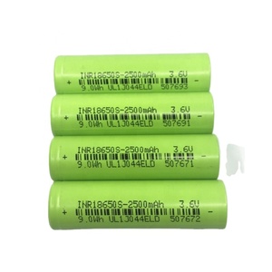 400サイクル以上充電式円筒形リチウムイオン電池3.6v18650 2500Mah 3CNCMリチウムイオン電池36v/48vEscooter用