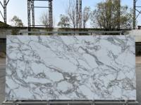 Mur de fond de brique en pierre frittée blanche de grande taille blanc droit d'usine 1600*3200*12mm