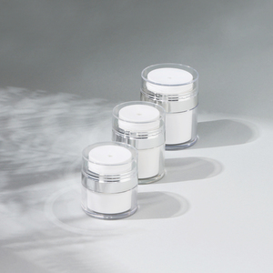 Flacon pompe airless rechargeable et réutilisable, double paroi occultante, 15 ml, pour sérum, lotion et masque facial – Soin haut de gamme - Product Image 3