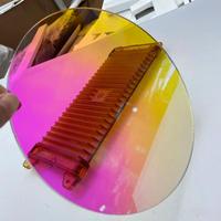 3mm 5mm Epaisseur Acrylique Cercle Iridescent Colorful Decorative Disc Plates Iridescent Acrylic Round Sheet