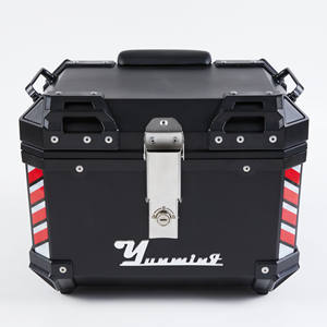 Caja Cuadrada de Plástico y Aleación para Motocicleta de 35L, Directo de Fábrica, con Respaldo y Forro, para Equipo de Motocicleta - Product Image 2