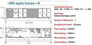 Casa pequeña prefabricada popular moderna del OEM lista para enviar Granny Flat Apple Cabin House - Product Image 6