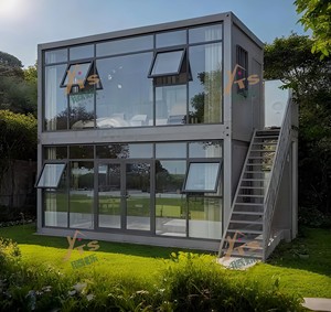 Luxury 20 Foot Mobile Container Home 2 Bedroom Modular Prefab House Steel Supermarket Apartment Tiny Living Home Office Gym <strong>Hall</strong> - Product Image 4