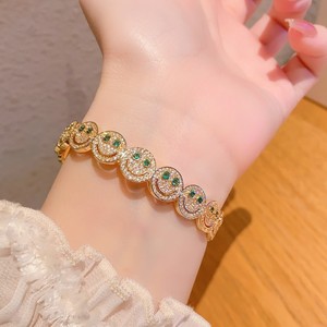 Bracelet porte-bonheur en cuivre de haute qualité, tendance et très vendu, personnalisé, avec visage souriant créatif, pour un usage quotidien, accessoires pour femmes - Product Image 2