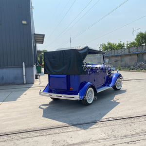 Voitures classiques bleues de transport spécialisé, mini-buggies vintage tout-terrain, véhicules rétro à grande vitesse, voitures classiques antiques pour adultes - Product Image 3