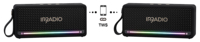 IR-M5 classique sans fil haut-parleur RGB LED éclairage USB AUX Communication métal plastique Microphone Airplay pour les fêtes en plein air