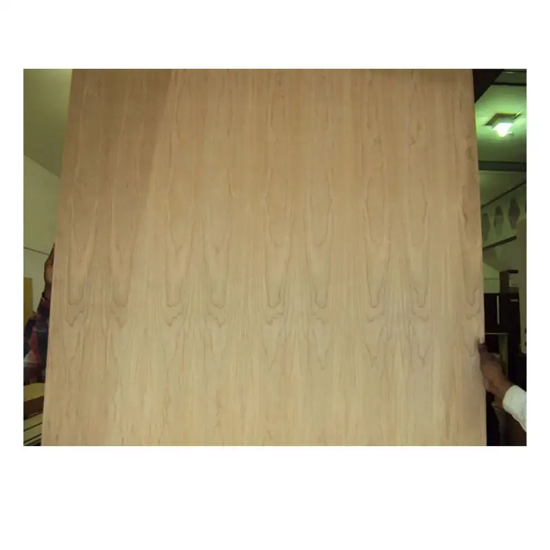 Precio barato de fábrica 2mm 6mm 9mm 12mm 15mm 18mm Roble rojo Tazalm Cereza Wenge Parota Chapa de madera natural Madera contrachapada elegante de Linyi