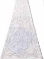 Tissus en dentelle perlée à sequins de haute qualité pour robes de mariée et de soirée 3m/sacs