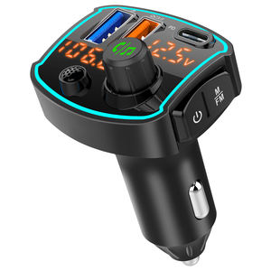 Puerto de carga rápida dual Pantalla de tubo digital dual Bluetooth Llamadas manos libres Redial Teléfono <span class=keywords><strong>HQ</strong></span> Bluetooth Reproductor de <span class=keywords><strong>Mp3</strong></span> Cargador de coche - Product Image 4