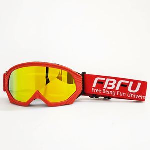 FBFU FBFU-MJ Lunettes de ski à monture intégrale avec logo personnalisé, cadre en PC léger, verres interchangeables, sports de neige, snowboard, cyclisme, plein air - Product Image 2