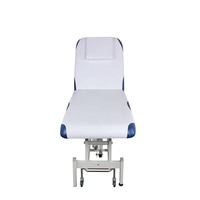 Table de massage électrique moderne en métal réglable avec réglage de la hauteur du dossier pour hôpital, salon, hôtel, extérieur et usage domestique