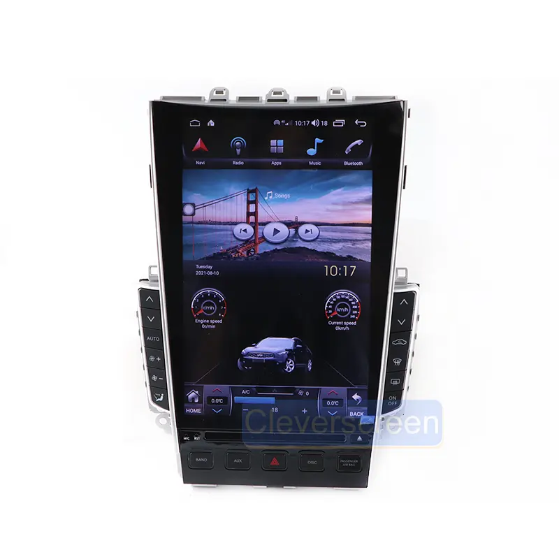 Đầu Bảng Điều Khiển Cảm Ứng Carplay Không Dây Định Vị GPS Mới Đầu Đĩa DVD Ô Tô Âm Thanh Nổi 32G 64G 128G Cho Infiniti Q50 2013-2020