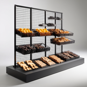 Tùy chỉnh kích thước kim loại kệ trưng bày cho siêu thị cửa hàng tiện lợi cửa hàng dầu xe trực tiếp từ nhà cung cấp Trung Quốc - Product Image 2