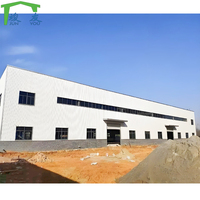 Edificio Prefabricado de Estructura de Acero de Gran Envergadura, Taller, Almacén Metálico Prefabricado, Oficina, Fábrica, Nave Industrial