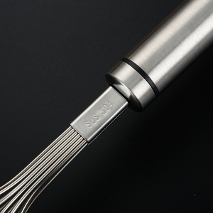 เครื่องตีไข่แบบมือหมุน สแตนเลส สำหรับตีฟองนมและผสมอาหาร ขายส่ง - Product Image 2