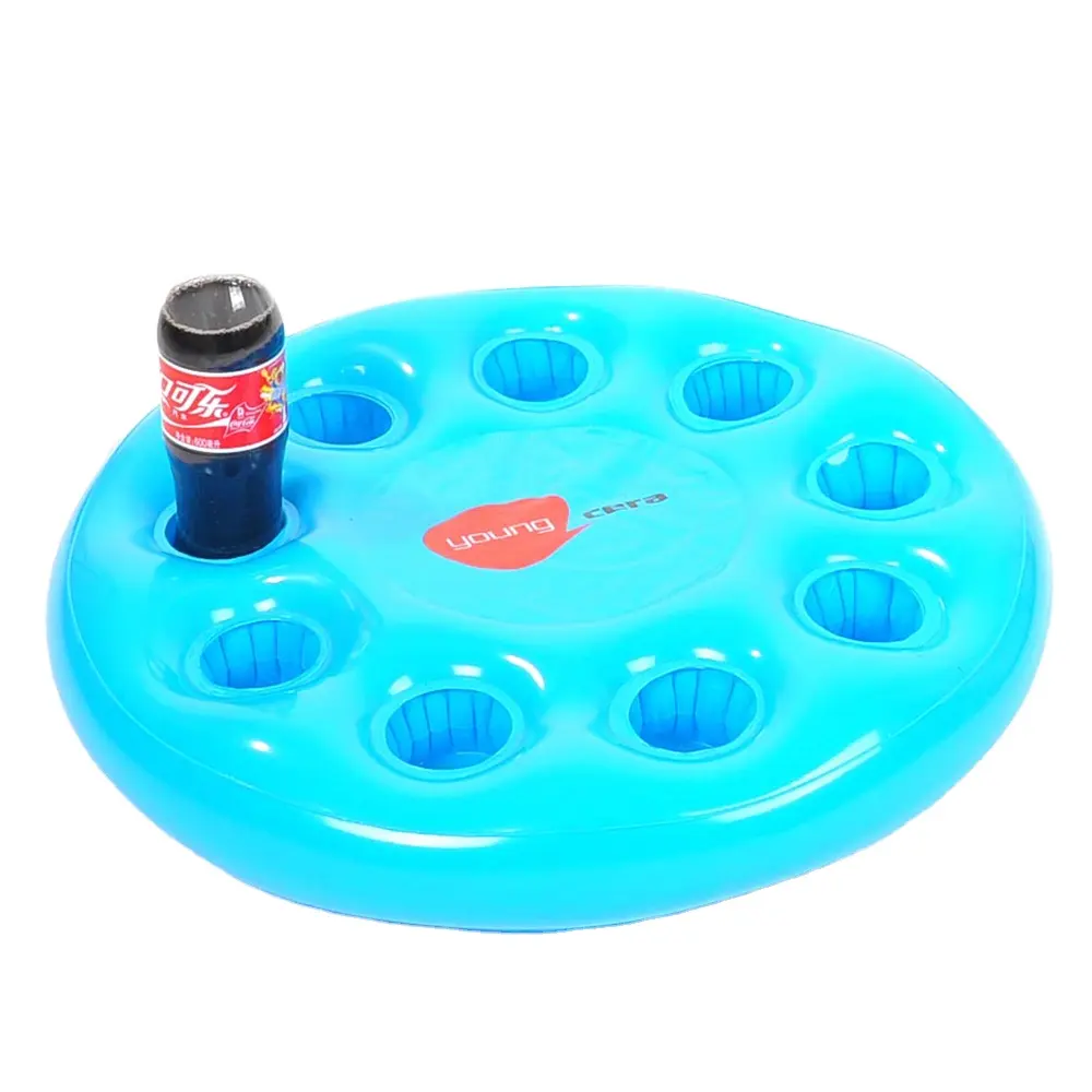 2022 inflatable food tray Drink Cup Holder pool Floating tray for Beach party