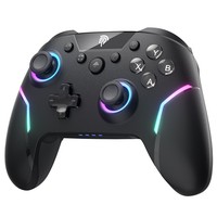 Manette de jeu sans fil EasySMX X20 avec déclencheurs Hall à double mode + Joystick Hall détachable + Touches entièrement mécaniques + Éclairage RGB