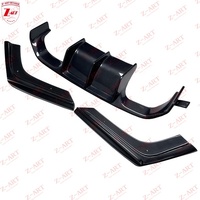 Difusor Trasero de Fibra de Carbono Estilo Z-ART V para BMW M4 2013-2021, Labio Trasero de Fibra de Carbono Preimpregnada para BMW F80 F82 F83
