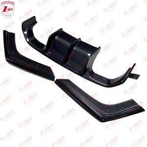Diffuseur arrière en fibre de carbone sèche Z-ART V Style M3 pour BMW <span class=keywords><strong>M4</strong></span> 2013-2021, lèvre arrière en fibre de carbone pré-imprégnée pour BMW F80 F82 F83 - Product Image 4