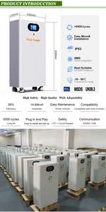 แบตเตอรี่เก็บพลังงานแสงอาทิตย์ CTS 51.2V 280Ah 10-15kWh ระบบอัจฉริยะติดผนังแบบออฟกริด CAN IP54 รุ่น CTS-LR51100 - Product Image 2