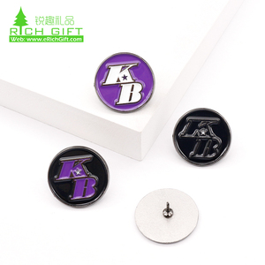 en stock personnalisé boutique mémorial <span class=keywords><strong>chaussures</strong></span> de <span class=keywords><strong>basket</strong></span>-ball Kobe Bryant Ventilateur <span class=keywords><strong>lakers</strong></span> émail épinglette à vendre - Product Image 6