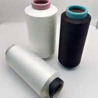 Fil texturé DTY 100 % polyester 50D/36F à faible élasticité pour tricotage circulaire, vêtements sans couture, fourniture d'usine, support OEM