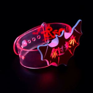 Pulsera LED Personalizada de Halloween, Brazalete de Neón, Accesorio para Fiestas, Venta Caliente - Product Image 4