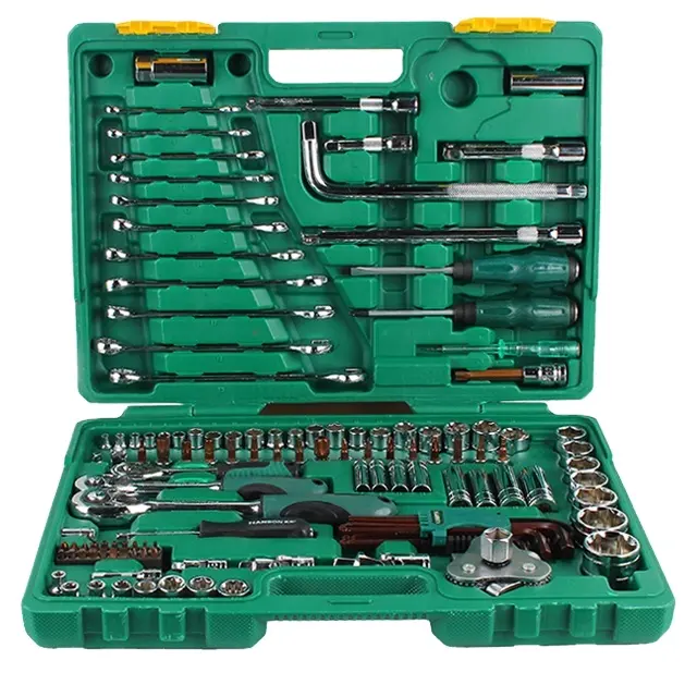 Heavy Duty Combination 123PCS Hand tool Set Repair Socket Tool Set