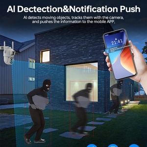 New Arrival Wired Outdoor <strong>Ptz</strong> Security <strong>Camera</strong> System Intelligent Humanoid Detection Alarm Notice Ip <strong>Camera</strong> - Product Image 3