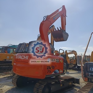 Excavatrice d'occasion Hitachi ZX75 de 12 tonnes, machine multifonctionnelle, origine Japon, ZX75, excavatrice sur chenilles hydraulique à vendre - Product Image 4