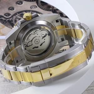 Montre mécanique automatique multifonction haut de gamme, design unisexe, acier inoxydable 316L, silicone, calendrier, étanche, pour affaires - Product Image 4