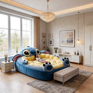 <span class=keywords><strong>Cama</strong></span> Gigante con Marco de Peluche Suave, Muebles de Dormitorio para Niños y <span class=keywords><strong>Adultos</strong></span>, Cómodo <span class=keywords><strong>Nido</strong></span> para Dormir con Diseño de Dibujos Animados, Acogedor - Product Image 6