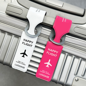 Étiquettes de bagage transfrontalières en PVC thermosoudées, étiquettes de <span class=keywords><strong>valise</strong></span> de voyage anti-perte, étiquettes de bagage pour cartes d'embarquement d'<span class=keywords><strong>avion</strong></span> - Product Image 3