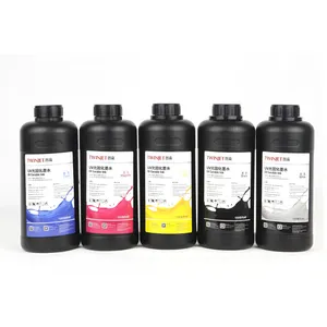 Tinta Tidak Terlihat UV Kualitas Tinggi Harga Tinta Cetak Inkjet Flatbed Lembut Uv Keras untuk Pencetak untuk Ricoh G5