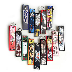 100 modèles de porte-clés personnalisés avec logo d'anime, personnage de dessin animé, porte-clés tissé <span class=keywords><strong>SPY</strong></span> <span class=keywords><strong>FAMILY</strong></span>, porte-clés brodés Blue Lock - Product Image 1