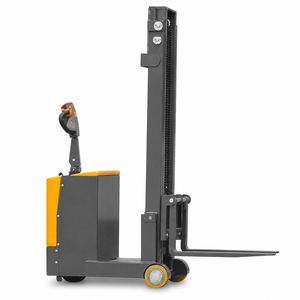 E0730JZ 700kg Pedestrian Counterbalance Electric Forklift 3500mm Triple Mast PU <b>Wheel</b> Warehouse Stacker - Product Image 3