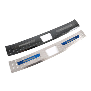Placa de maletero exterior de acero inoxidable para <span class=keywords><strong>Tucson</strong></span> 2021, <span class=keywords><strong>2022</strong></span>, parachoques trasero, protector de umbral, accesorios para coche - Product Image 1