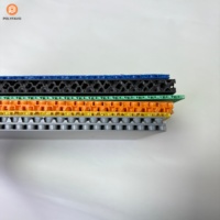 Panneau alvéolaire en PP 7mm 10mm 12mm, panneau léger pour l'aviation 1220*2440mm, taille personnalisée pour la structure de coque de protection de flight case aéronautique