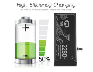 Batería de teléfono móvil TLIDA 8 para <span class=keywords><strong>iPhone</strong></span> 5 7 6 Plus 2020SE x XS XR 11 12 <span class=keywords><strong>13</strong></span> 14 <span class=keywords><strong>pro</strong></span> <span class=keywords><strong>Max</strong></span> 8 Batería - Product Image 4