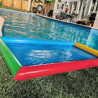 Piscine gonflable en PVC personnalisée Yibei pour la vente en gros, piscine à balles portable commerciale pour la location