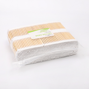 Botões de orelha redondos para mim, embalado com bastão de bambu para orelhas, 1000 unidades, em sacos de polibag - Product Image 3