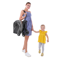 Poussette bébé portable légère pour cabine de voyage en avion Taille EN & ASTM Matériau durable en métal et tissu certifié