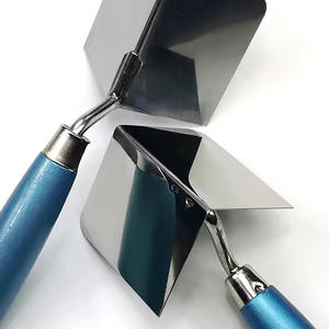 Stainless Steel <b>Putty</b> Knife with Blue <b>Plastic</b> Handle for Drywall Smoothing and Cornering - Product Image 5