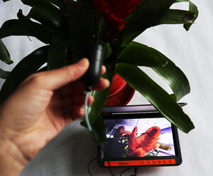 HD-7020DX 공장 판매 독점 R & D 전문 AHD 디지털 HD 카메라 쉬머 풀 컬러 와인딩 릴 무선 물고기 찾기 - Product Image 4