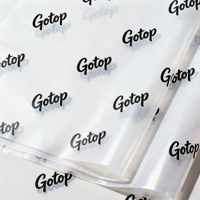 Papier de soie blanc de haute qualité avec logo personnalisé, papier de soie d'emballage ou papier de soie imprimé personnalisé pour un luxe exquis