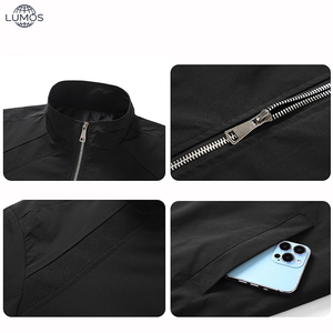 Chaqueta de Hombre con Cuello Alto, a Prueba de Viento, Elegante, Cómoda y Duradera para Exteriores, Estilo Urbano, de Buena Calidad y <span class=keywords><strong>Tallas</strong></span> <span class=keywords><strong>Grandes</strong></span> - Product Image 4