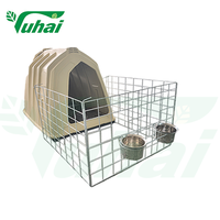 Équipement agricole haute qualité en plastique veau huche vache confortable bétail maison rotomoulage veau huche alimentation animaux