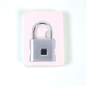 Nouveaux produits 2025 <span class=keywords><strong>cadenas</strong></span> intelligent d'empreintes digitales en métal étanche sans clé avec chargement USB-Mini vélo portable et serrure de sécurité de porte - Product Image 6