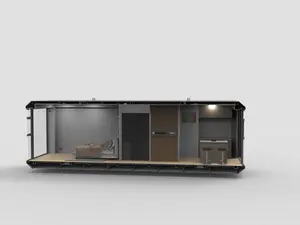 การก่อสร้างโครงสร้างเหล็กราคาดีสามารถ OEM สมาร์ทบ้านเล็ก ๆ บ้านแคปซูลบ้านแคปซูลอวกาศราคาบ้าน