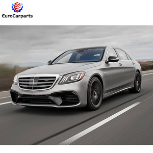 Classe <span class=keywords><strong>S</strong></span> <span class=keywords><strong>W222</strong></span> da vecchio a nuovo Kit carrozzeria stile S63 TI con luci 2014 ~ 2018Y paraurti anteriore paraurti posteriore diffusore di scarico punta griglia - Product Image 3